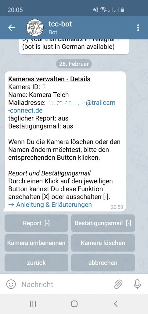 Kamera Details